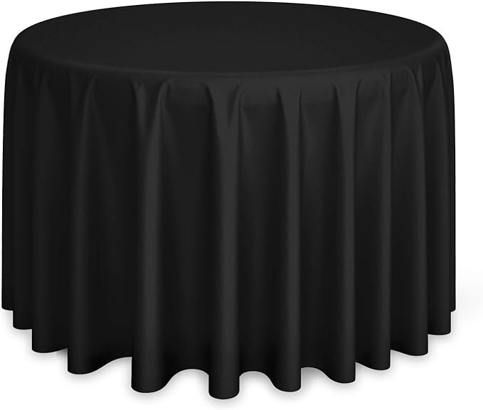 Round Tablecloth black